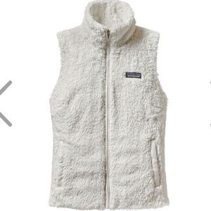 Patagonia White Fleece Los Gatos Vest